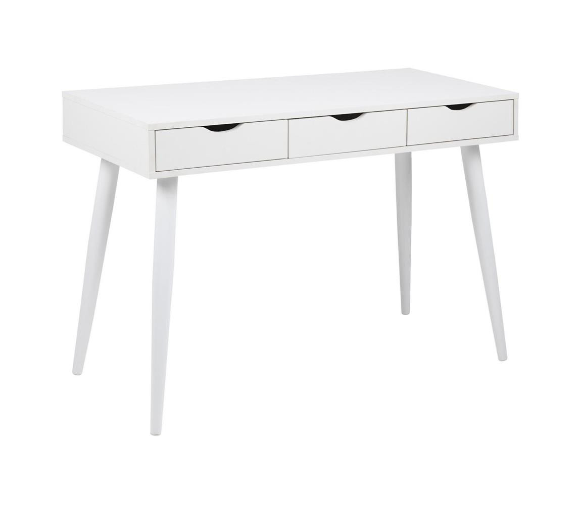 Actona Psací stůl se zásuvkami ADIS bílá