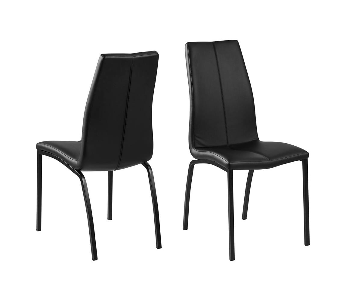 Actona Jídelní židle AMAL 4 ks černá