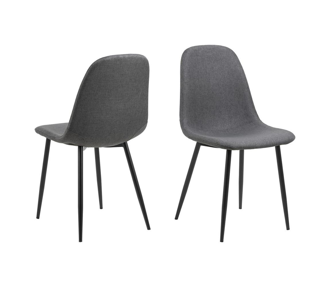 Actona Jídelní židle KAIA 4 ks tmavě šedá