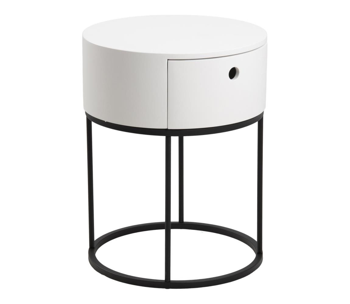 Actona Noční stolek COLUM bílá