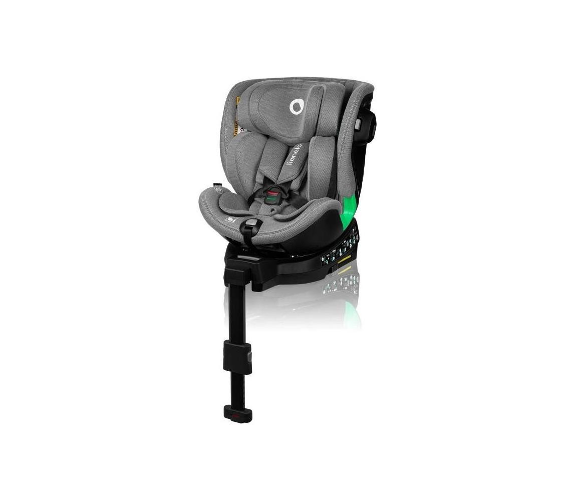 Lionelo Lionelo - Autosedačka se základnou otočná HARMONY i-Size 40-150 cm šedá