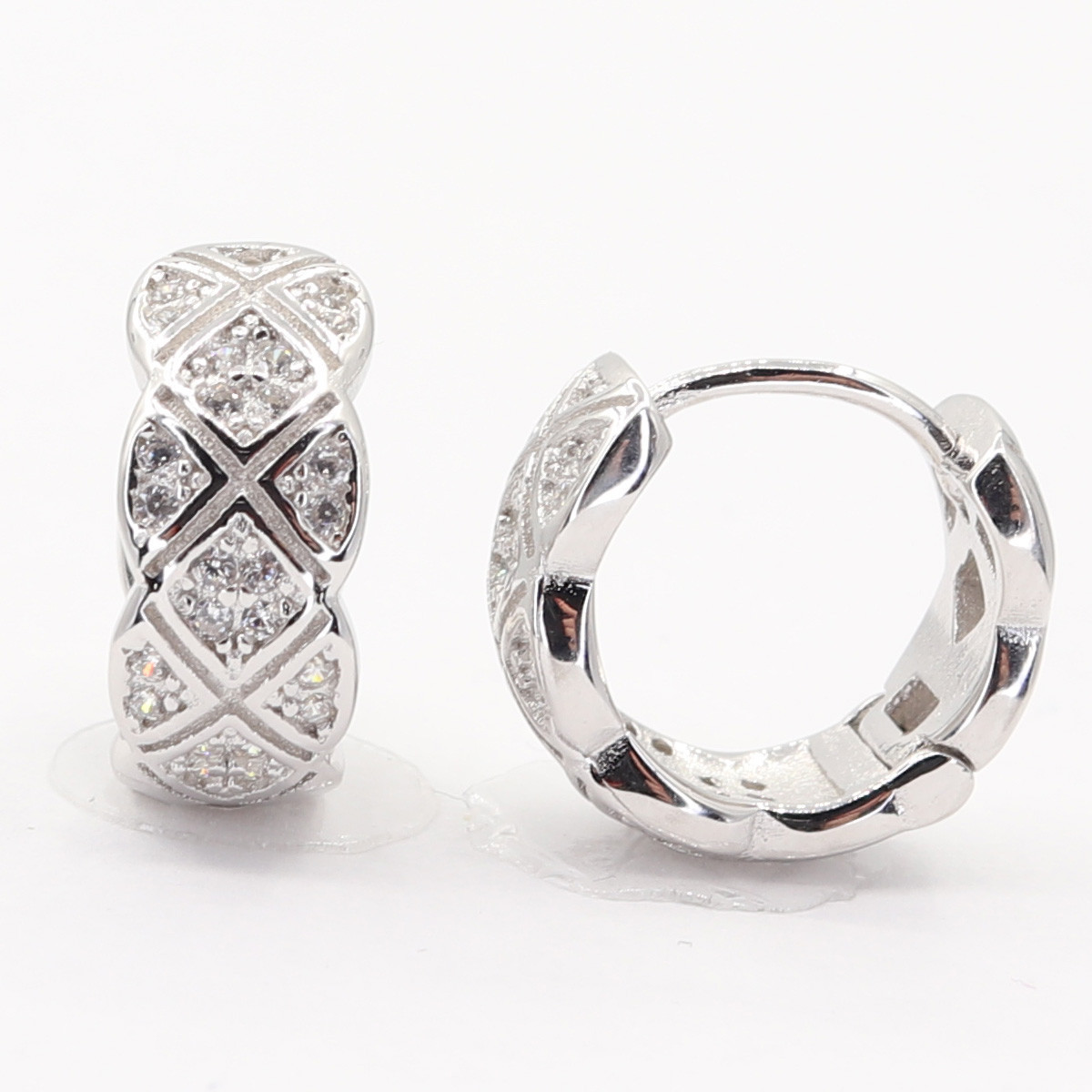 Stříbrné náušnice 113269