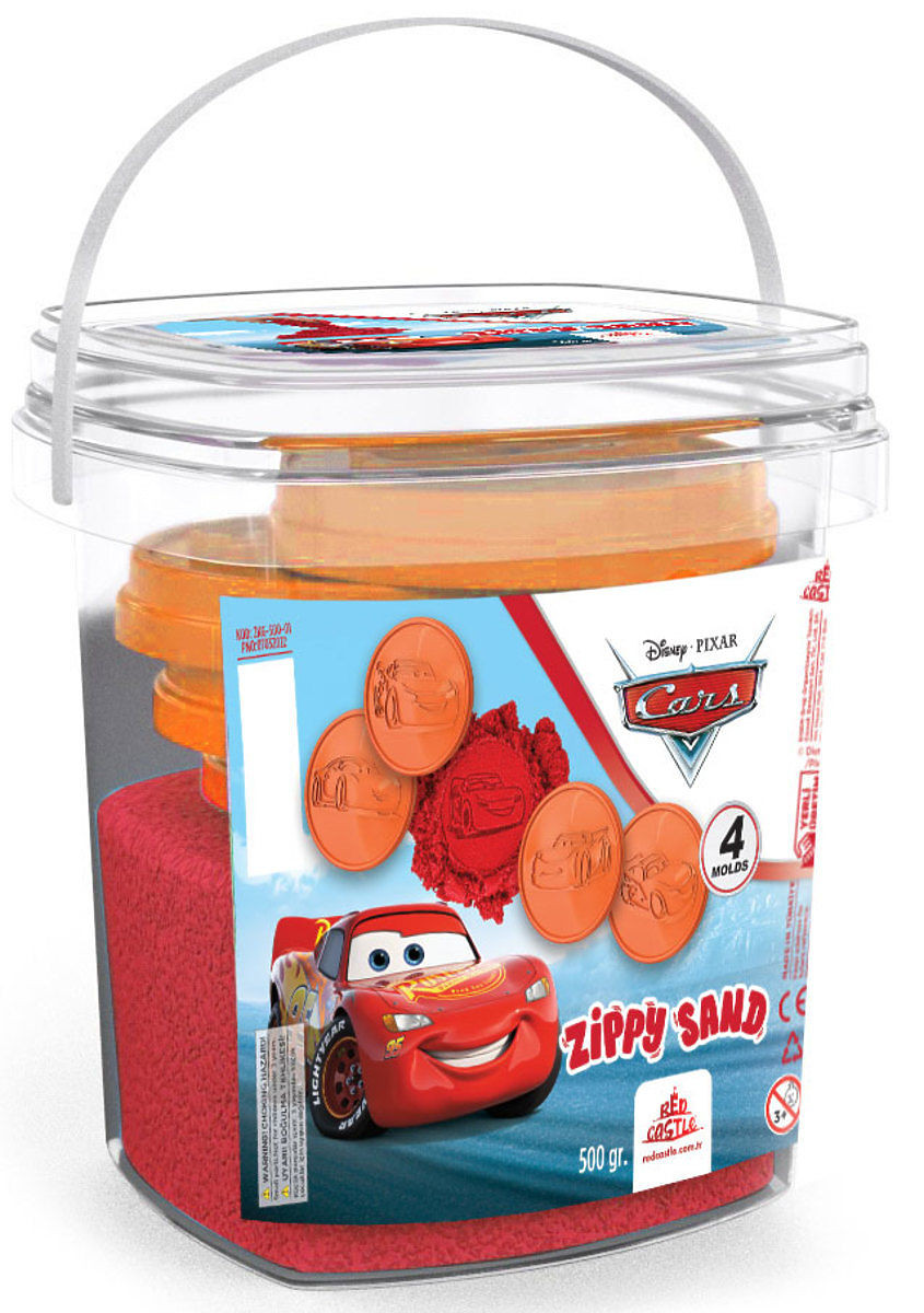 Magický písek Cars - červený