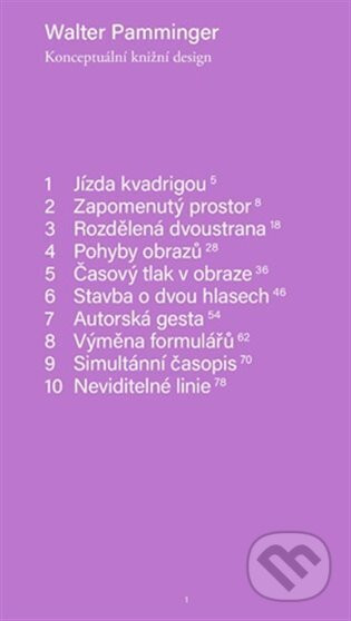 Konceptuální knižní design - Walter Pamminger