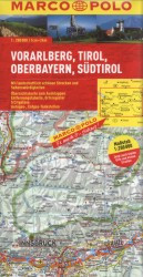 Voralberg, Tirol, Oberbayern, Südtirol 1 : 200 000