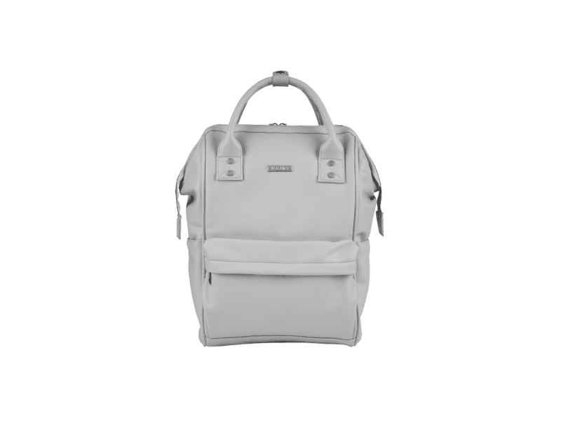 Bababing Přebalovací taška-batoh Mani, Dove grey leatherette