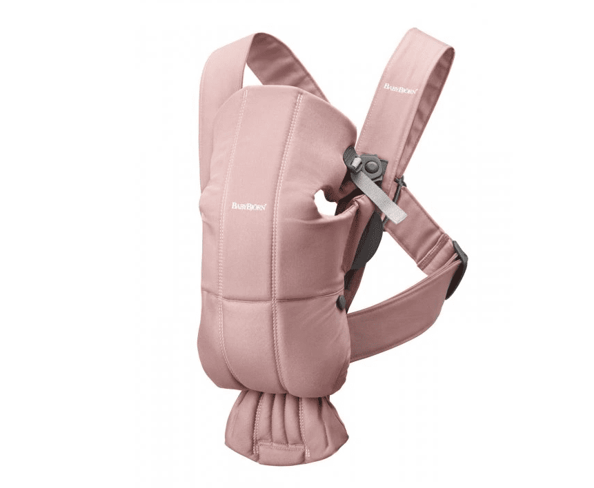 Baby Björn nosítko MINI Dusty Pink Woven