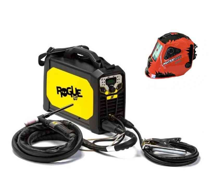 Esab Rogue ET 181iP TIG HF svářecí invertor - výhodný SET Varianta: SET 2: svářečka s výbavou v popisu stroje + kukla profi 0700500080