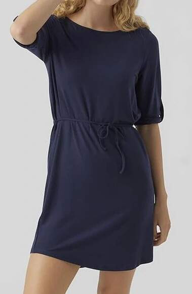 Vero Moda modré šaty, 3XL-4XL