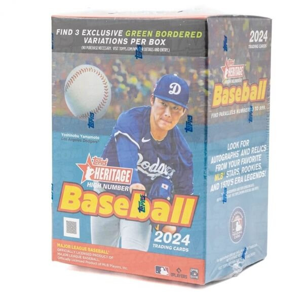 2024 Topps Heritage High Numbers Blaster Box - sběratelské karty MLB
