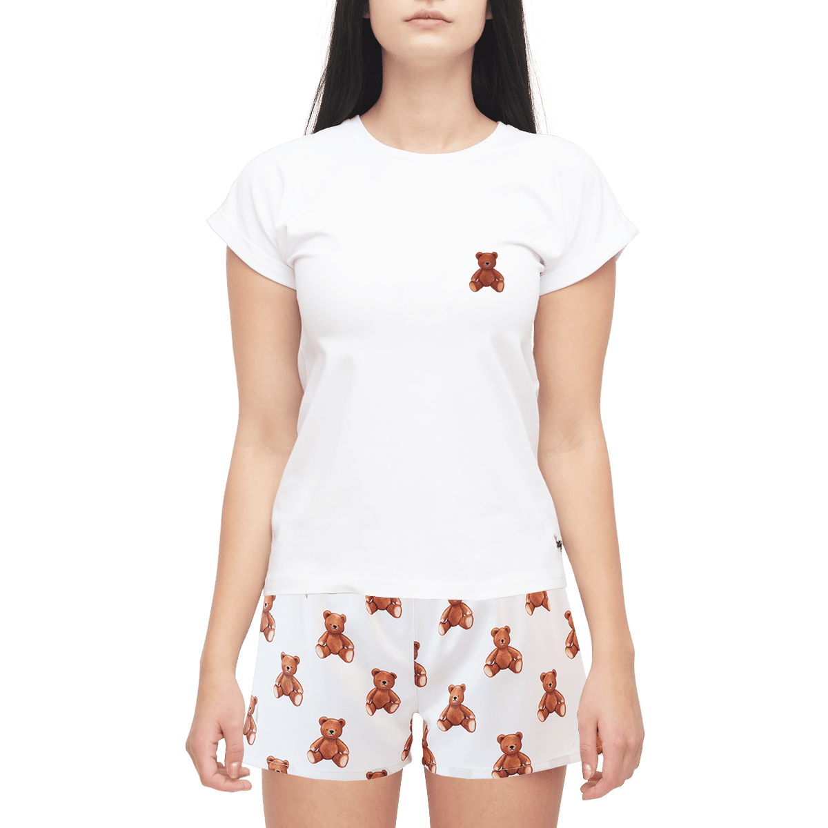 Slippsy Dámské tričko Bearlove bílé/M