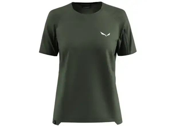 Salewa Puez AM Hyb dámské triko krátký rukáv Dark Olive vel. S