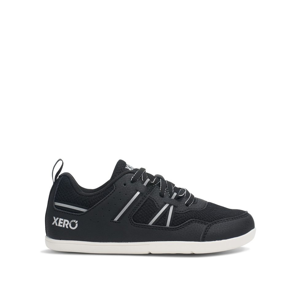 Xero Shoes PRIO YOUTH Black/White Dětské barefoot tenisky