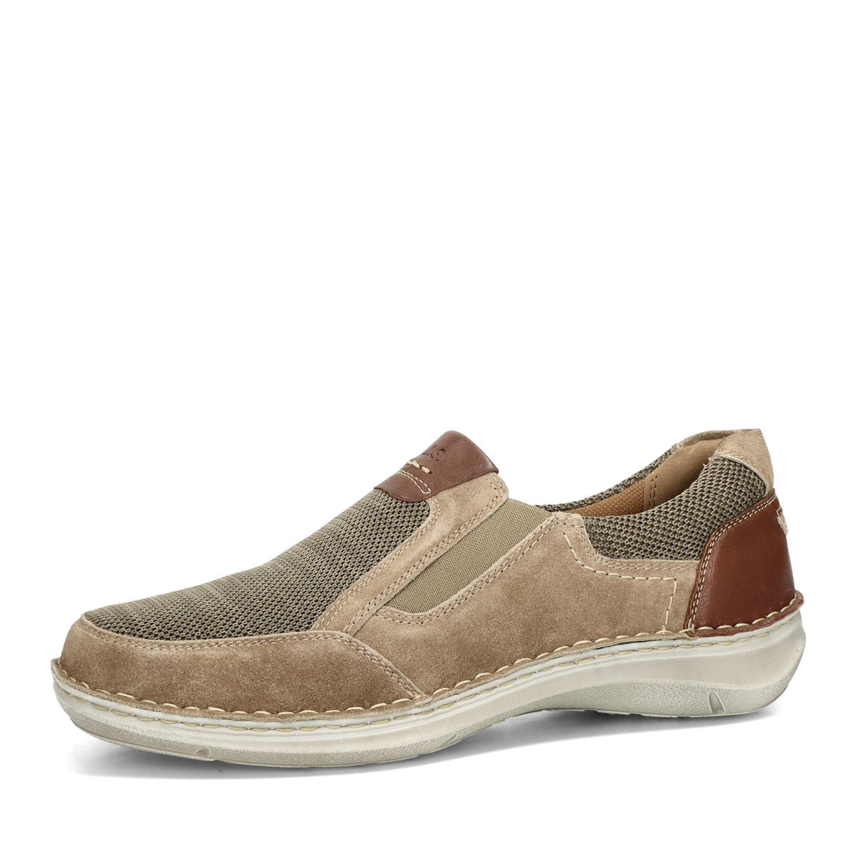 Josef Seibel pánské komfortní polobotky - béžovo hnedé - 41