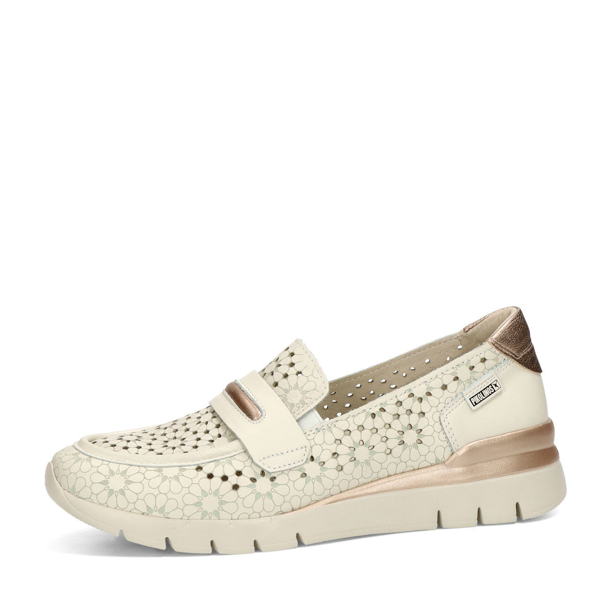 Pikolinos dámské kožené polobotky - béžové - 37