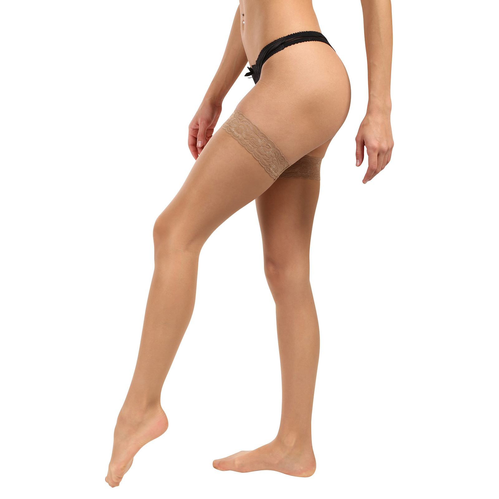 Dámské silonové punčochy Golden Lady Vanity 15 DEN černé (80NNA 001A) S/M