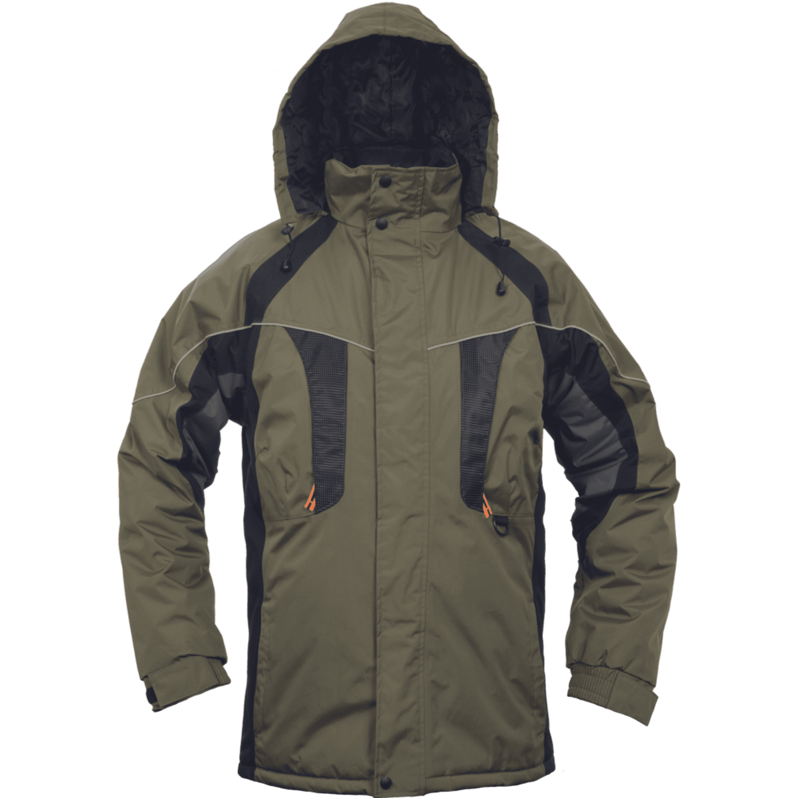 Cerva NYALA Bunda nepromokavá zimní zelená/černá 3XL