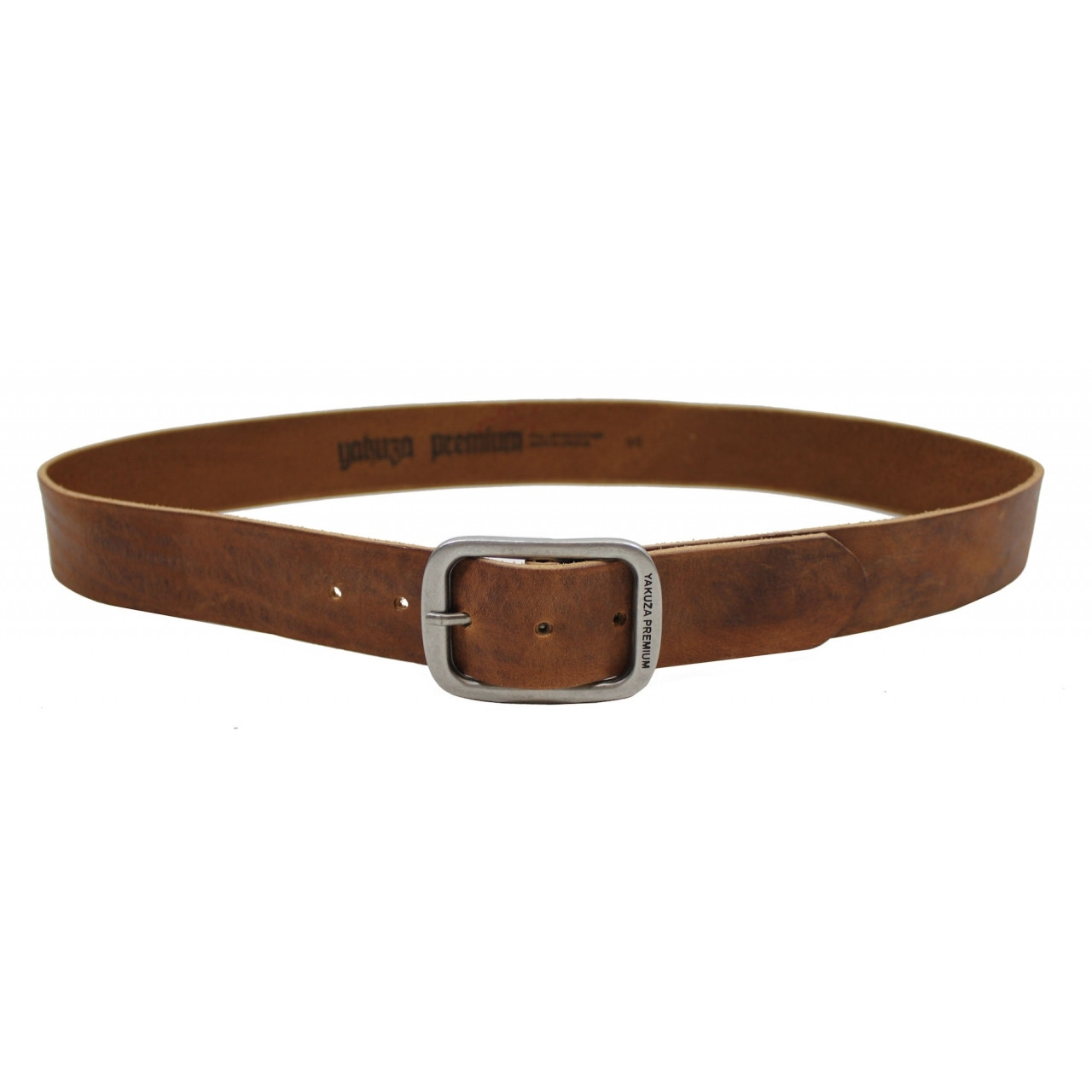 Opasek Yakuza Premium Oval - hnědý, 110