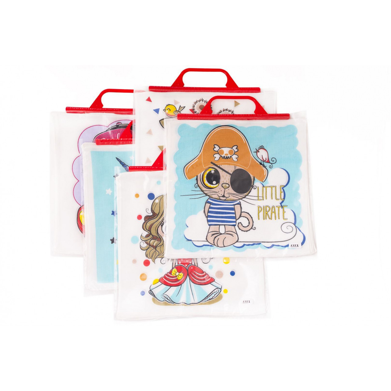 Dětské kapesníky Etex C03 6 ks - různé barvy