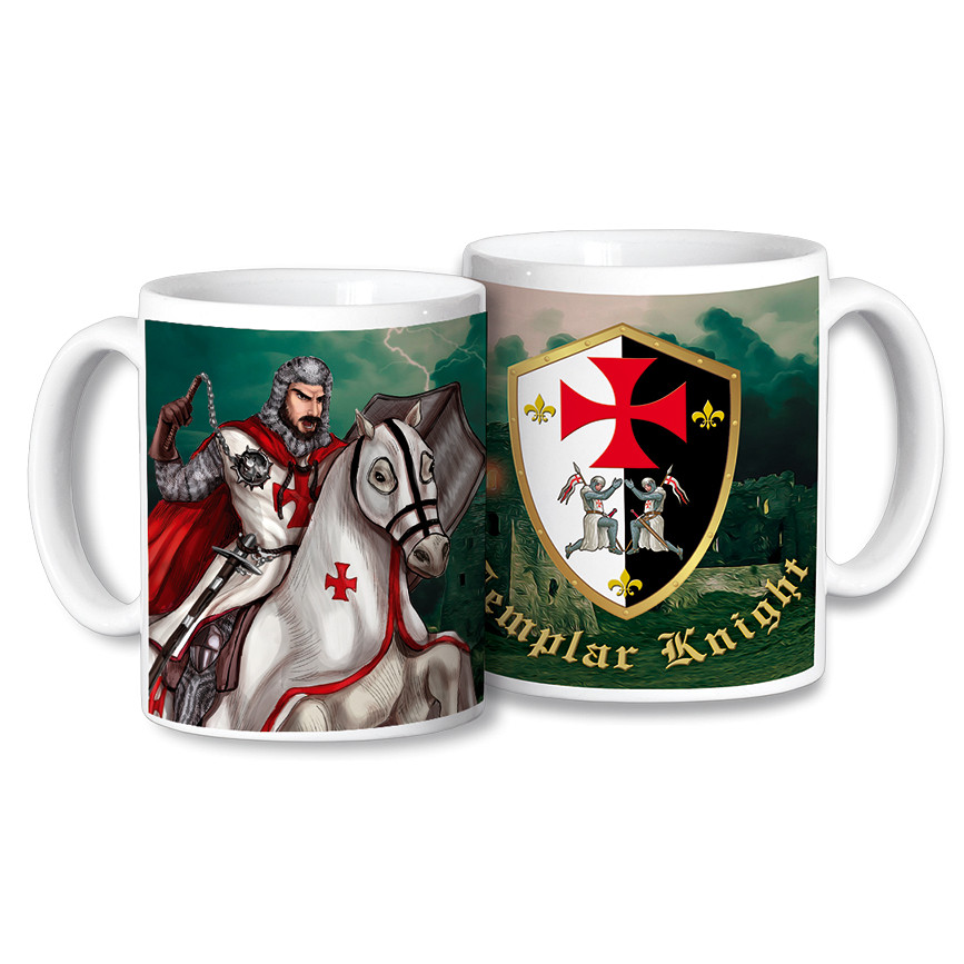 Hrnek Barbaric Templar Knight - barevný