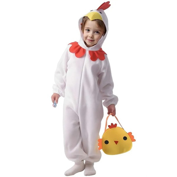Kostým dětský Slepička bílá vel. 92 - 104 cm