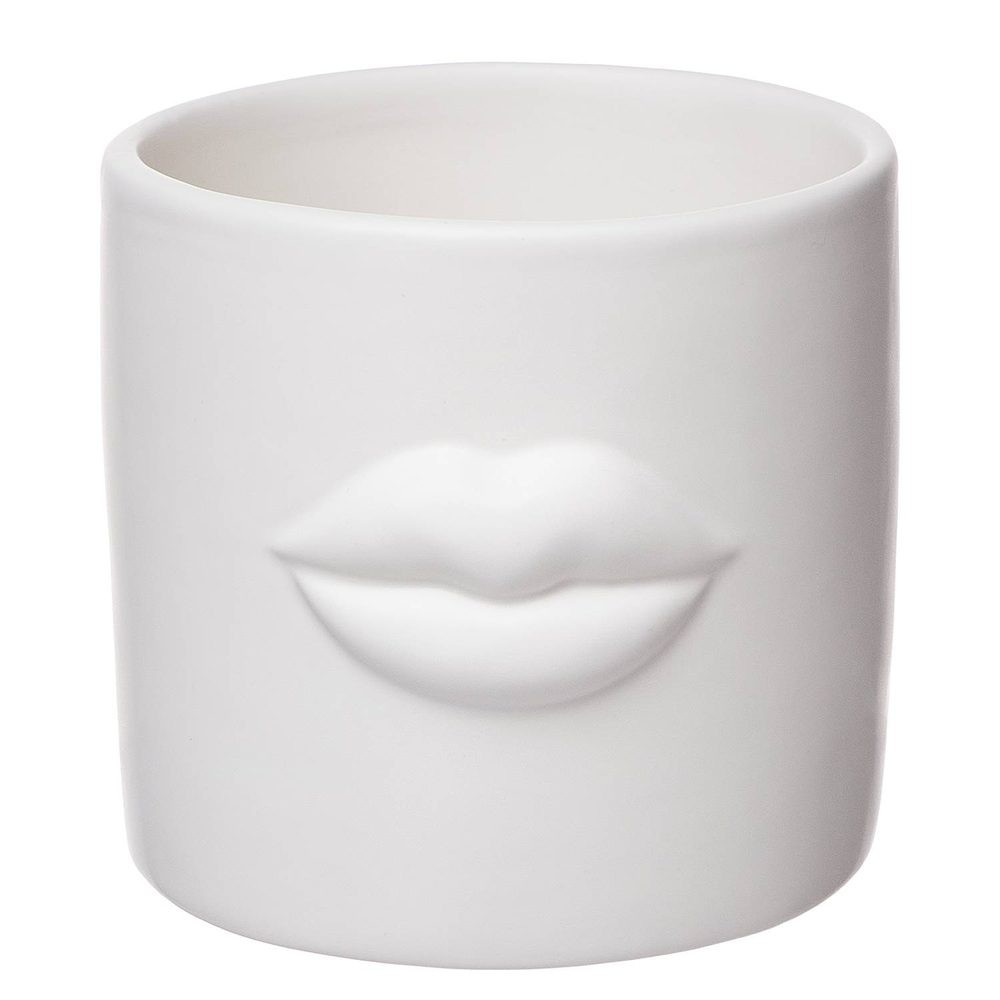 KISS Květináč 10 cm - bílá