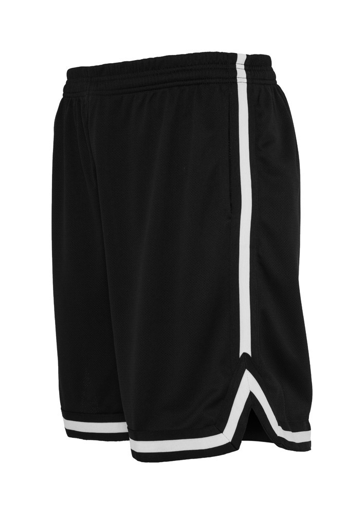 Stripes Mesh Shorts - blkblkwht 3XL