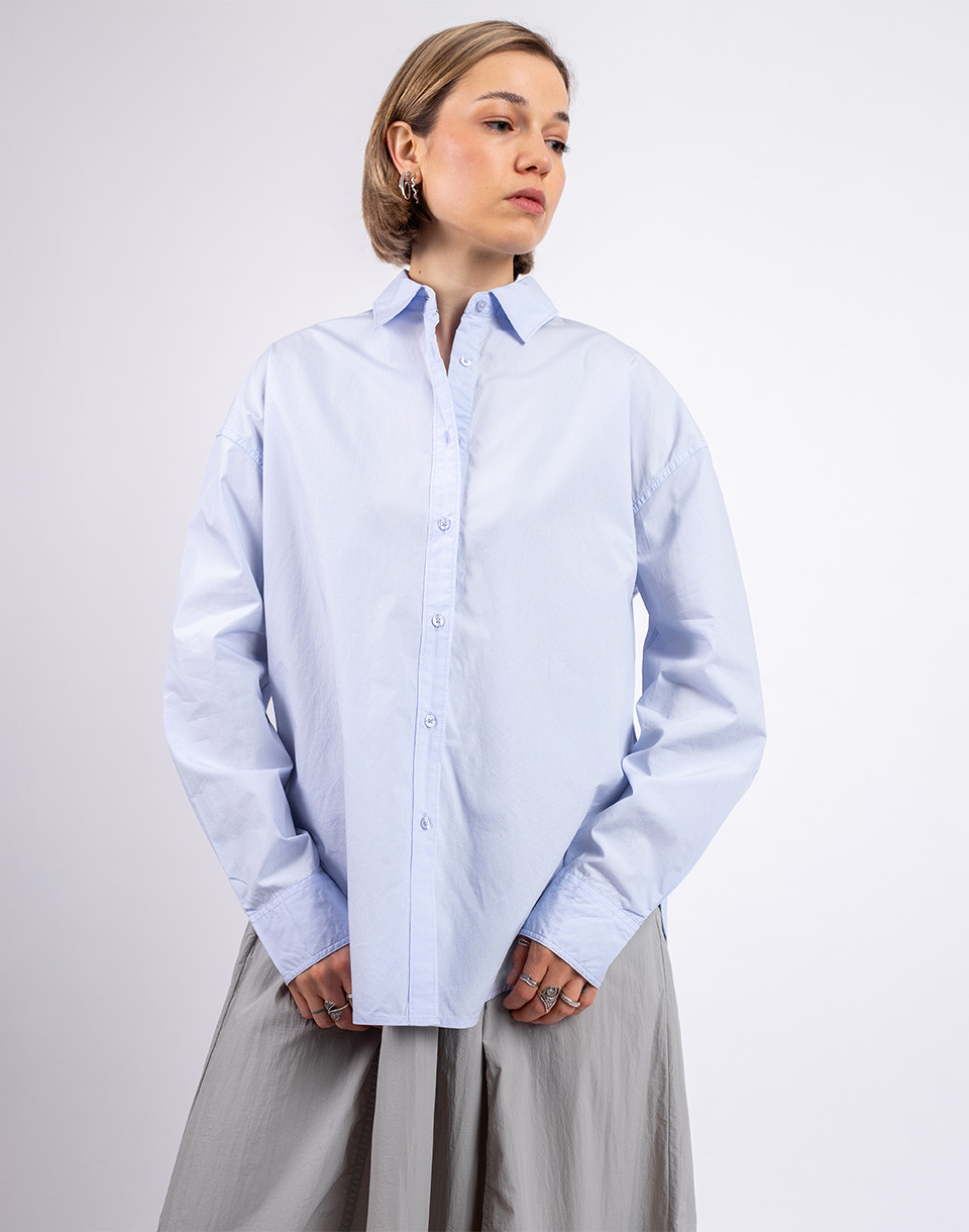 ECOALF Daria Shirt Woman Sky Blue XS