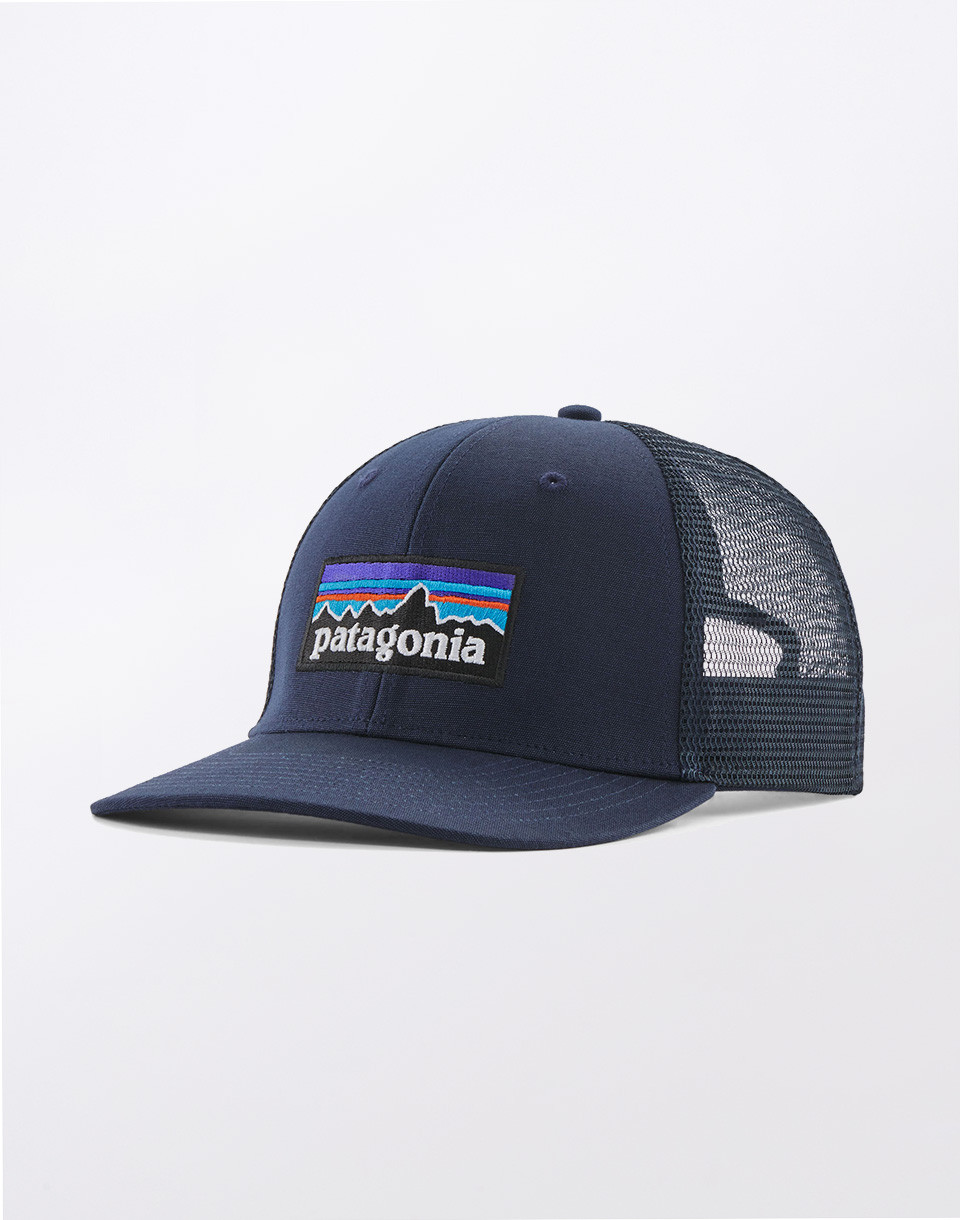 Patagonia P-6 Logo Trucker Hat New Navy