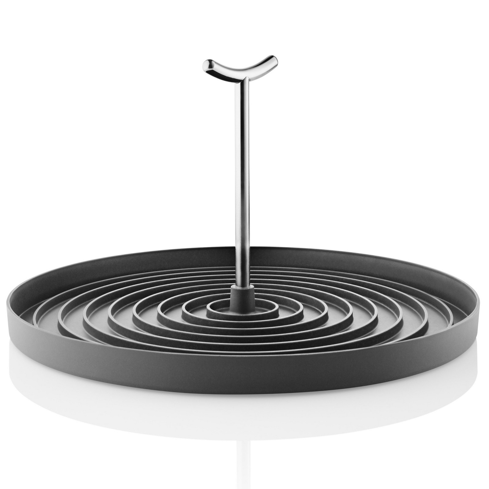 Odkapávač na nádobí 31 cm, skládací, šedá, plast, Eva Solo