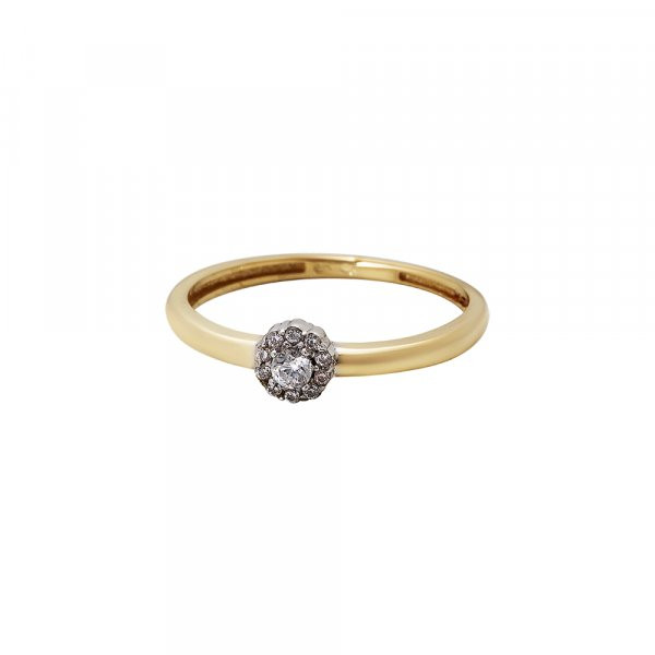 Prsten se syntetickými kameny 226-532-0121 50-1.55g