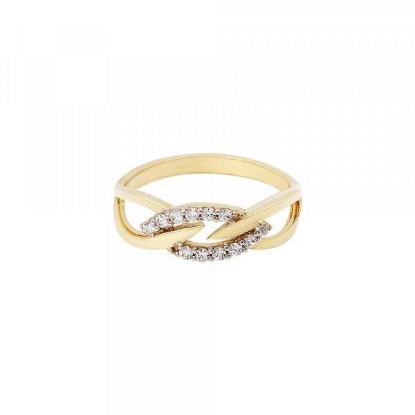 Prsten se syntetickými kameny 226-087-1734 54-2.30g