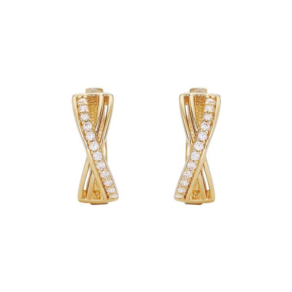 Náušnice se syntetickými kameny 236-185-000981 2.60g