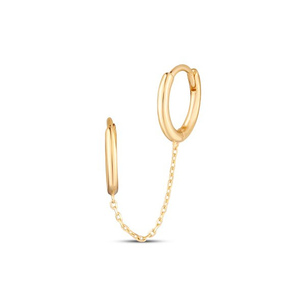 Náušnice bez kamenů 231-308-048381 1.15g