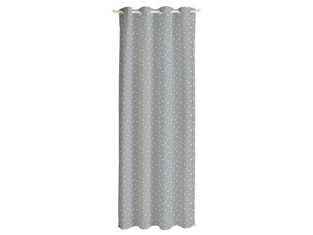 TODAY KIDS dekorační závěs s oky 140x240 cm - steel