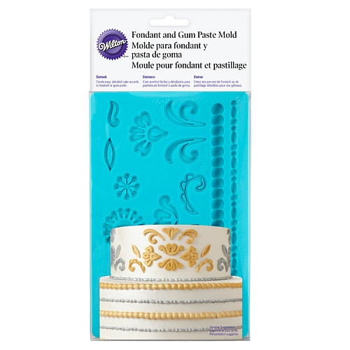 Wilton Silikonová forma na marcipán FGP Damask