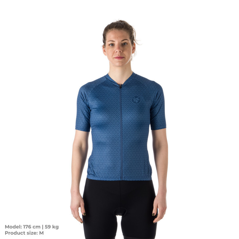 Northfinder IMANI dámské cyklistické triko blueprint TR-4806MB-392 Velikost: S 8584153368740