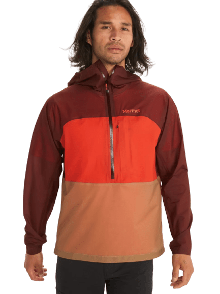 Marmot Men's Bantamweight Anorak whiskey brown/red sun Velikost: L 195115060473