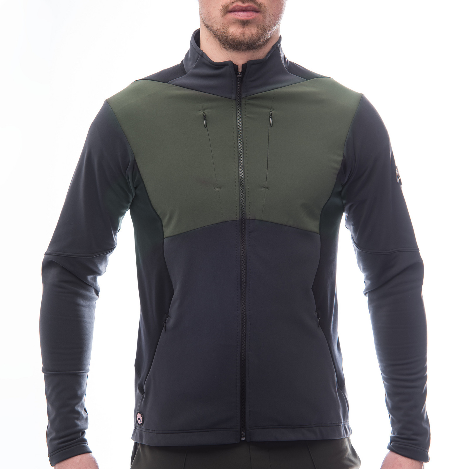 Fresh Trash Men's Cross Point Jacket grey/olive/black Velikost: L 8592837091723