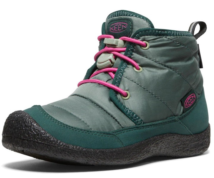 Keen HOWSER II CHUKKA WP CHILDREN dark forest/fuchsia purple Velikost: 24 195208224805