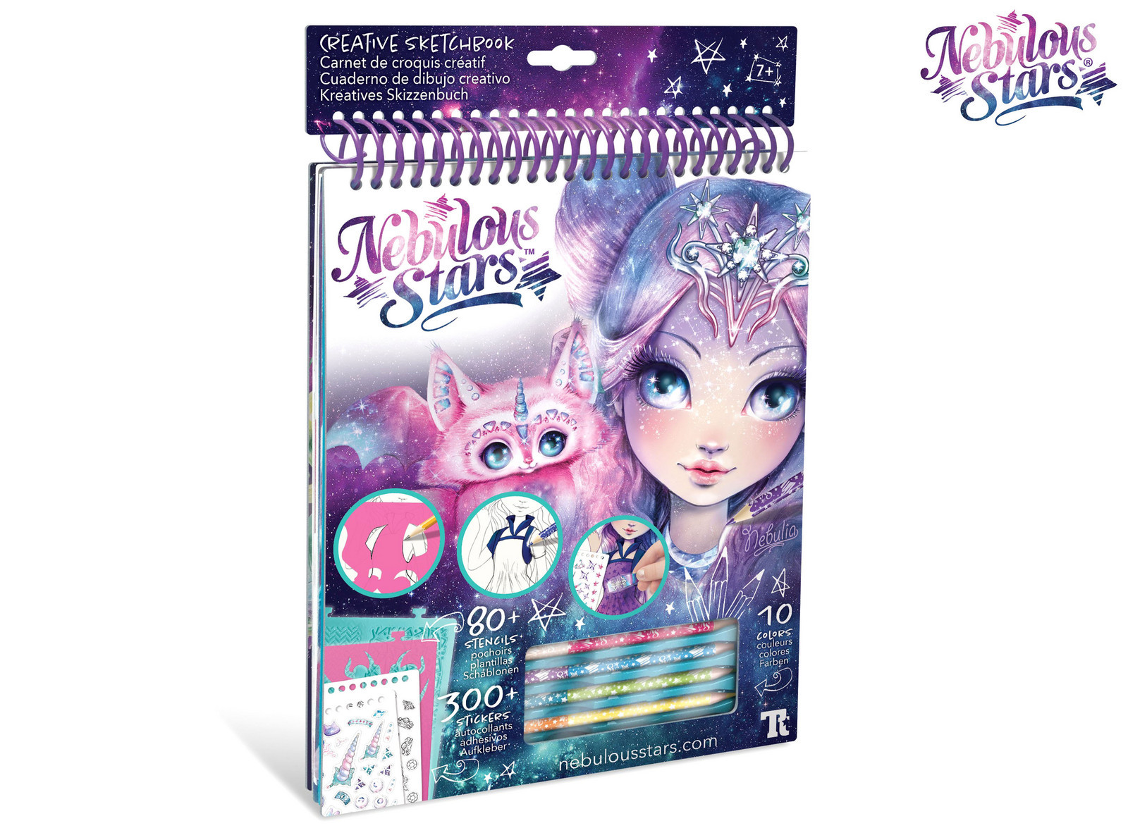 Nebulous Stars Kreativní sketchbook Nebulia