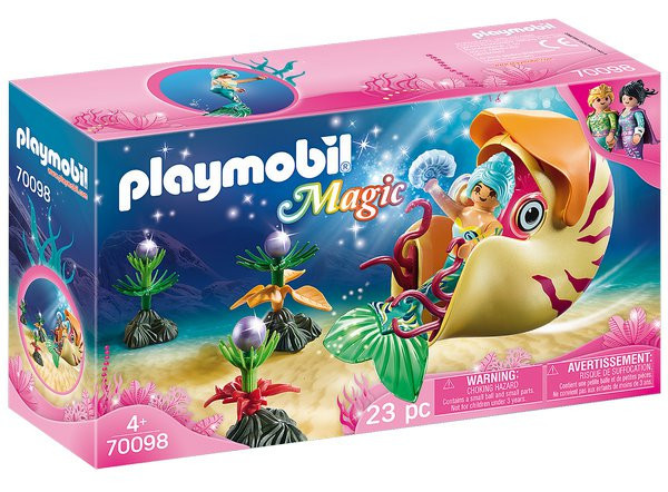 Playmobil Playmobil 70098 Mořská panna se šnečí gondolou