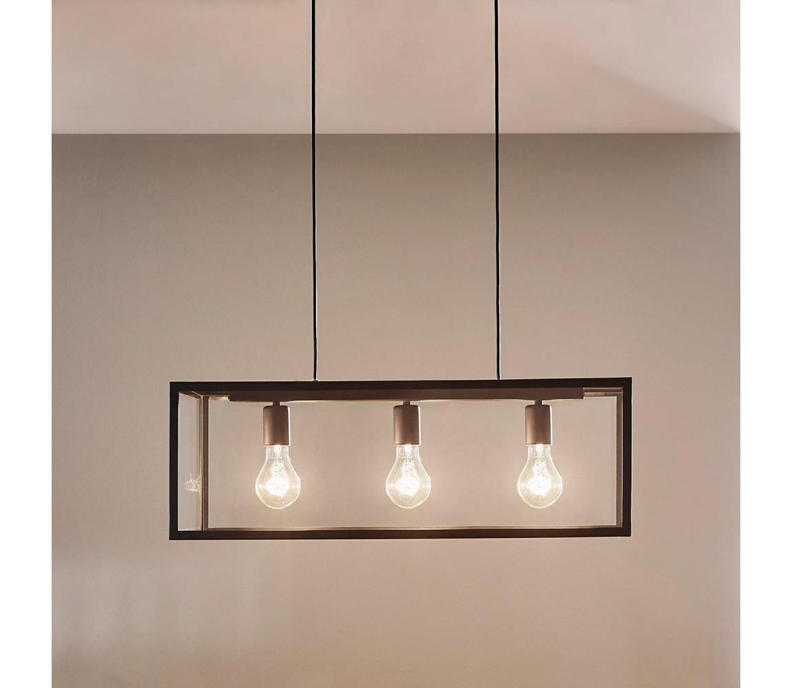 Eglo Eglo 49393 - Lustr CHARTERHOUSE 3xE27/60W/230V