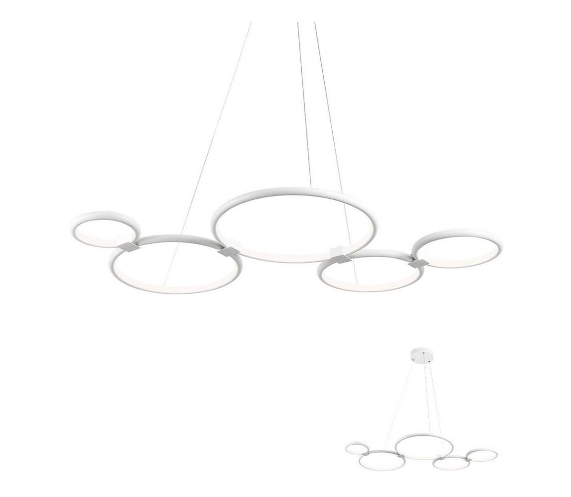 Redo Redo 01-1742 - LED Lustr na lanku RADIUS LED/45W/230V bílá