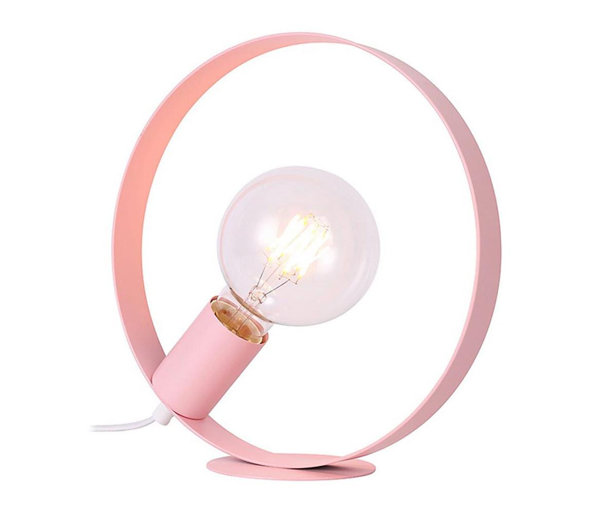 Stolní lampa NEXO 1xE27/40W/230V růžová