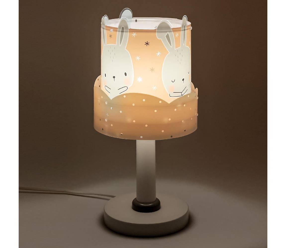 Dalber Dalber 61151S - Dětská lampička BUNNY 1xE14/40W/230V oranžová