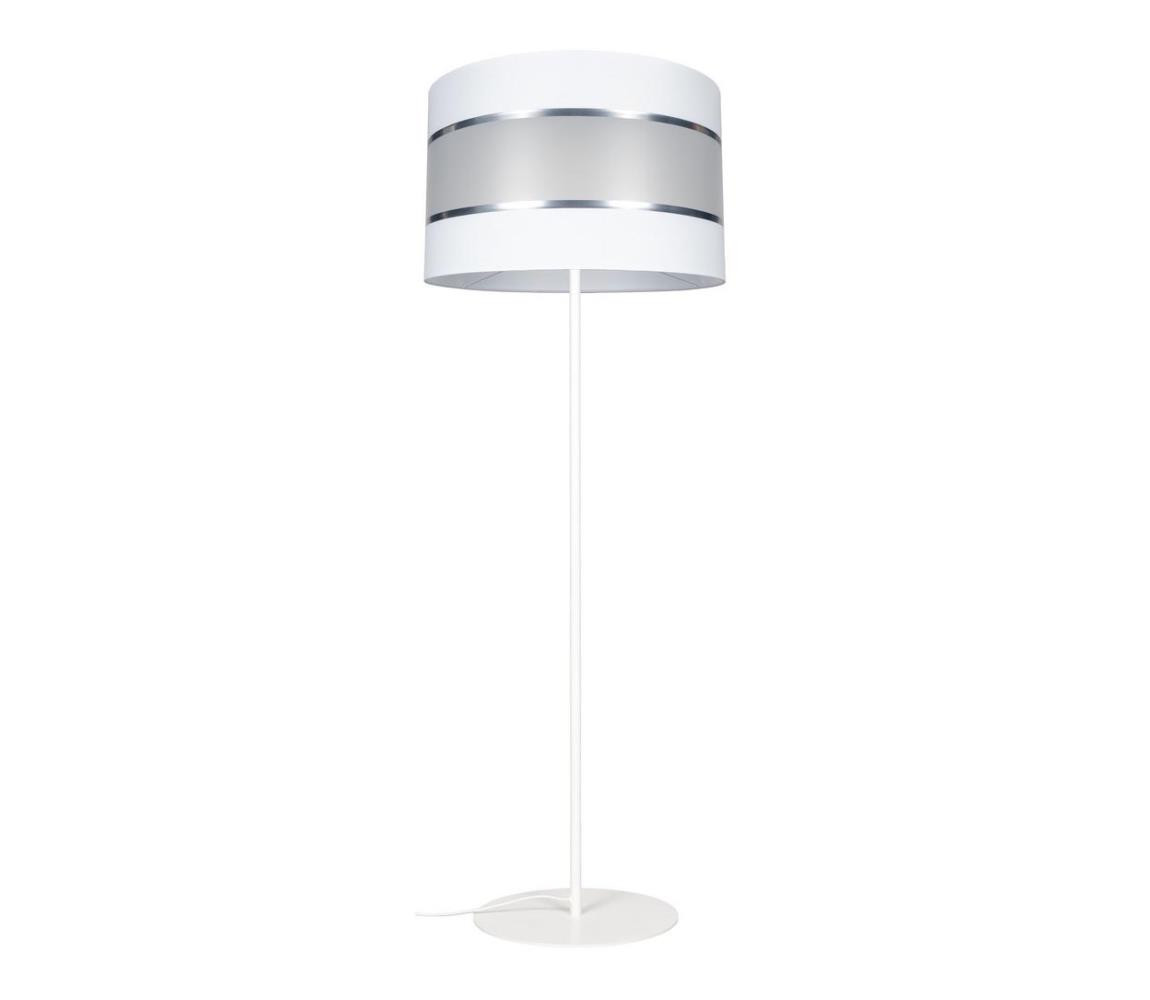 Stojací lampa CORAL 1xE27/60W/230V bílá