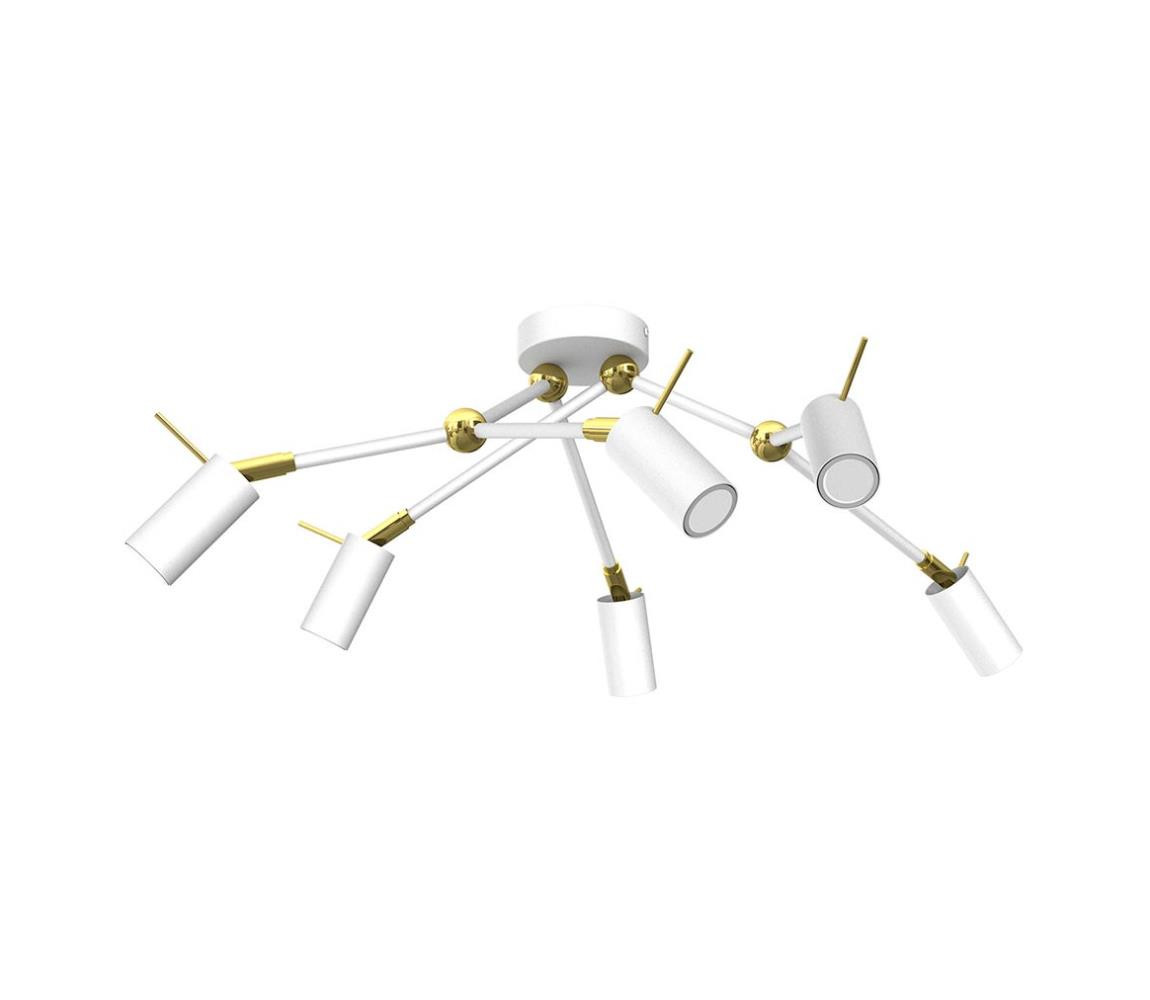 Bodové svítidlo IRIS 6xGU10/MR11/40W/230V bílá/zlatá