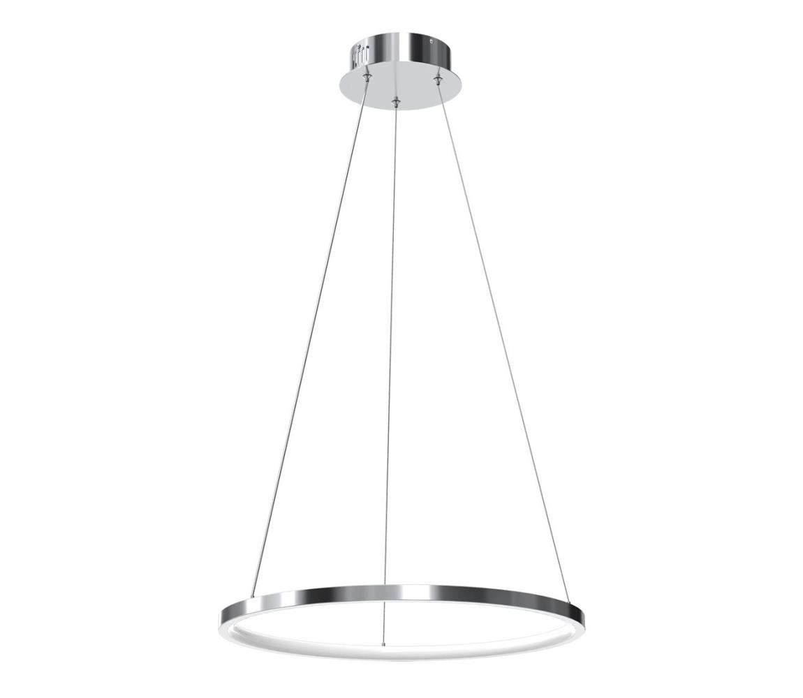 LED Lustr na lanku ROTONDA LED/27W/230V lesklý chrom