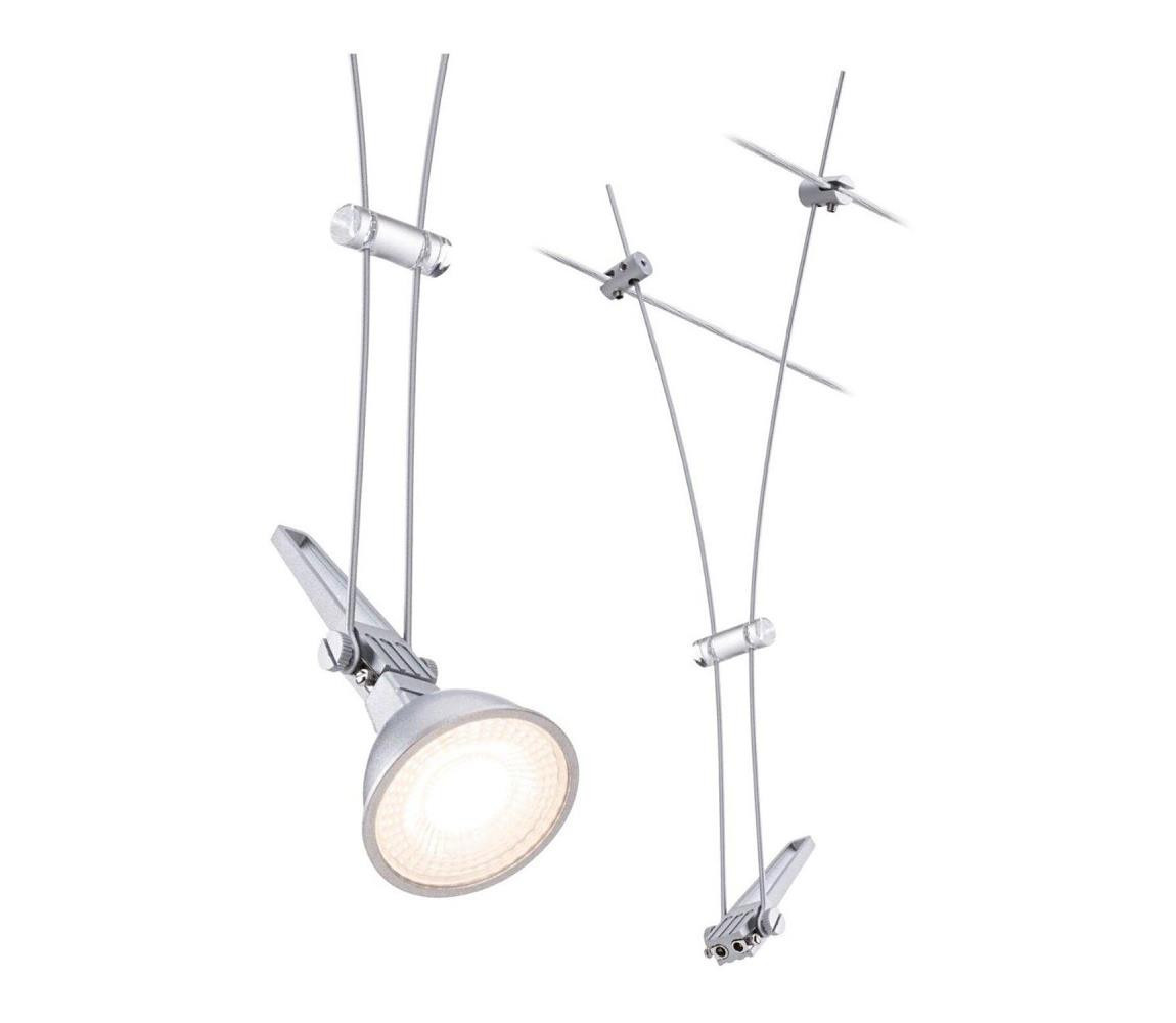 Paulmann Paulmann 94487 - 1xGU5,3/50W Bodové svítidlo COMET 230V matný chrom
